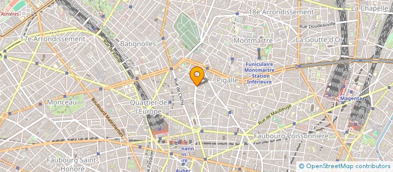 localisation de l'entreprise LA FOURNEE BLANCHE  PARIS