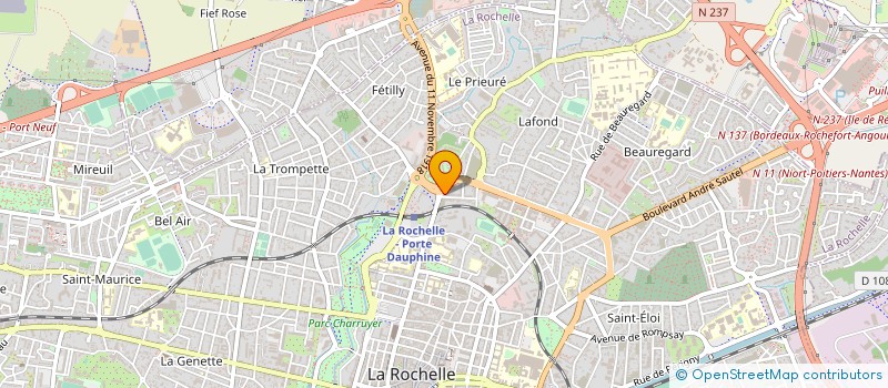 localisation de l'entreprise LA FOURNEE D ANTAN à LA ROCHELLE