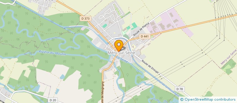 localisation de l'entreprise LA FOURNEE D'ANTAN à MERY-SUR-SEINE