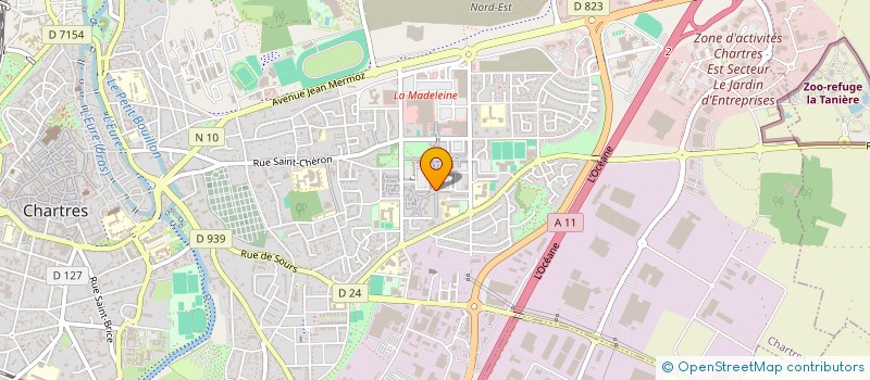 localisation de l'entreprise LA FOURNEE DE BAHAR à CHARTRES