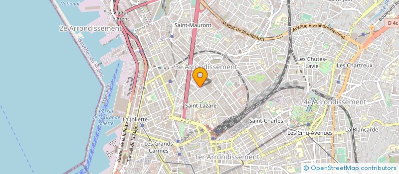 localisation de l'entreprise LA FOURNEE DE CAMILLE à MARSEILLE