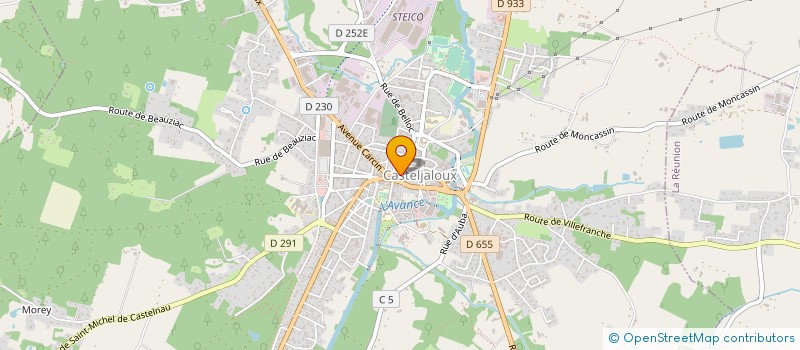 localisation de l'entreprise LA FOURNEE DE CASTEL  CASTELJALOUX