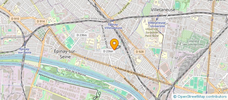 localisation de l'entreprise LA FOURNEE DE JADIS à EPINAY-SUR-SEINE