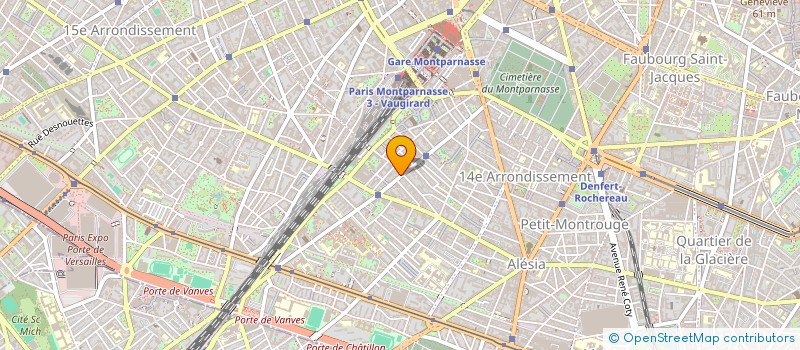 localisation de l'entreprise LA FOURNEE DE LOSSERAND  PARIS