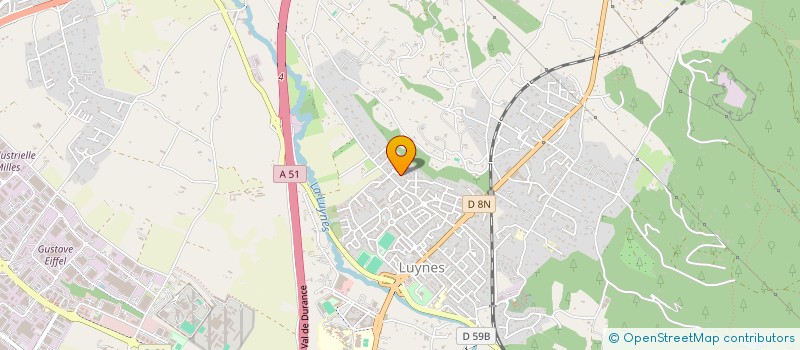 localisation de l'entreprise LA FOURNEE DE LUYNES à AIX EN PROVENCE