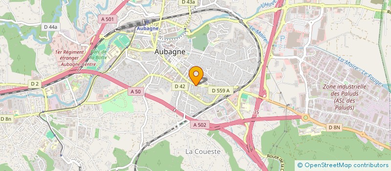 localisation de l'entreprise LA FOURNEE DES ANGES à AUBAGNE