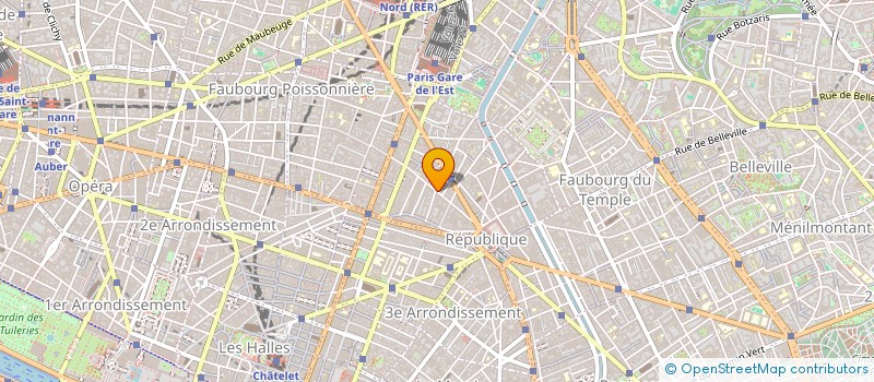 localisation de l'entreprise LA FOURNEE DES GOURMETS  PARIS