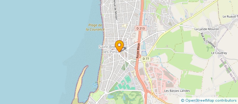 localisation de l'entreprise LA FOURNEE DES PAINS à SAINT-BREVIN-LES-PINS