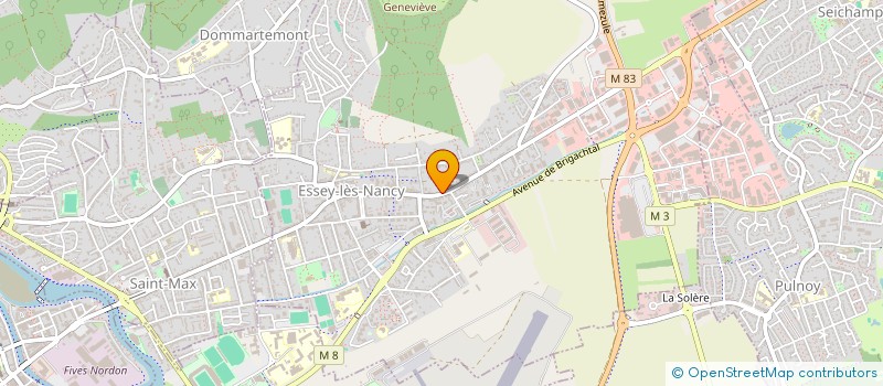localisation de l'entreprise LA FOURNEE DES TOURNESOLS à ESSEY-LES-NANCY