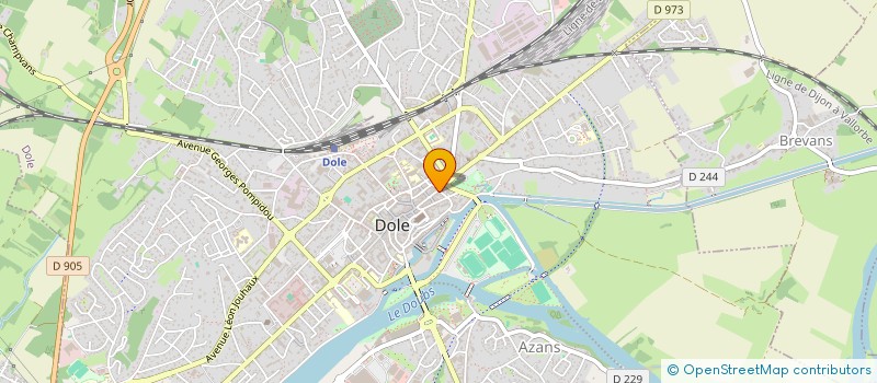 localisation de l'entreprise LA FOURNEE DOLOISE à DOLE