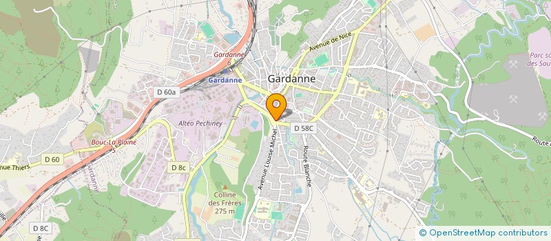 localisation de l'entreprise LA FOURNEE DOREE à GARDANNE