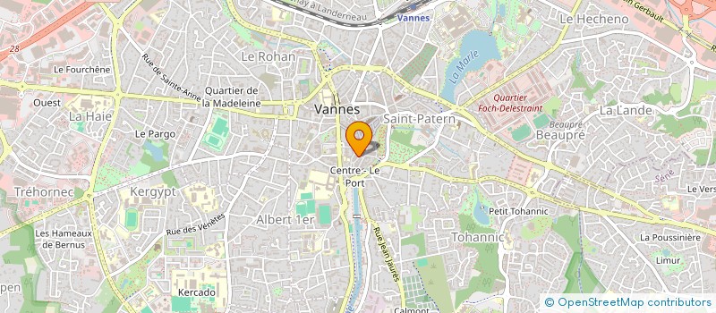 localisation de l'entreprise LA FOURNEE DU GOLFE à VANNES