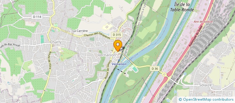 localisation de l'entreprise LA FOURNEE DU MOUSSE à VERNAISON