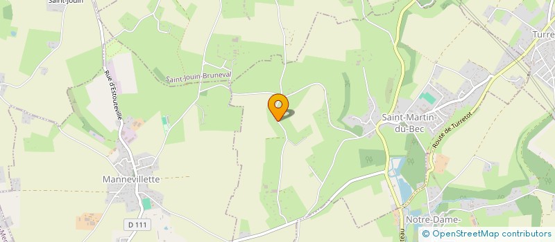 localisation de l'entreprise LA FOURNEE GENERALE  SAINT-MARTIN-DU-BEC
