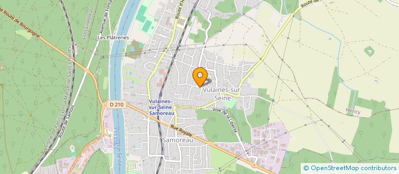 localisation de l'entreprise LA FOURRAGERE BRIARDE à VULAINES-SUR-SEINE