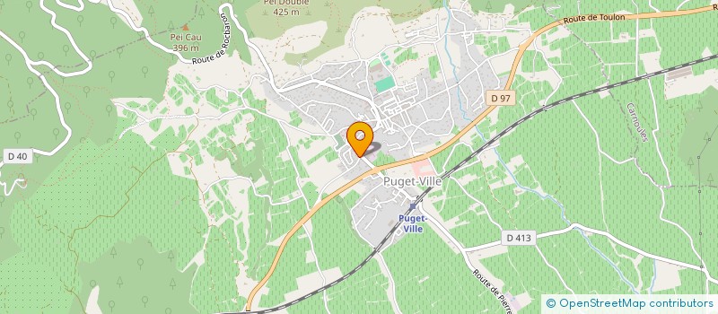 localisation de l'entreprise LA FOUX  PUGET-VILLE