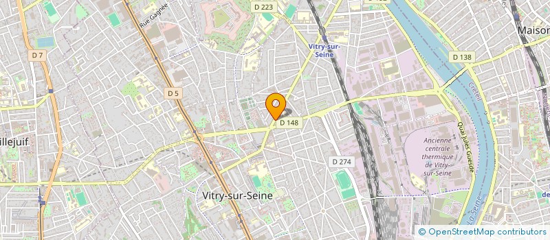 localisation de l'entreprise LA FRABRIK à VITRY-SUR-SEINE