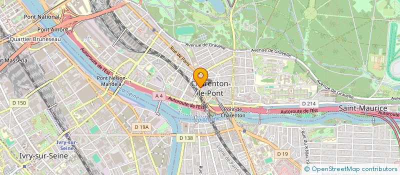 localisation de l'entreprise LA FRACTALE  CHARENTON-LE-PONT