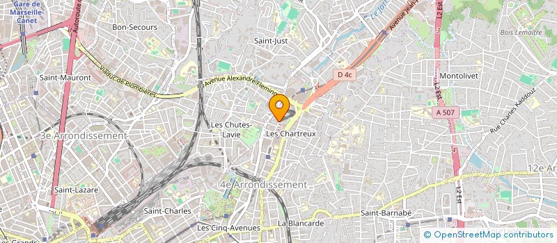 localisation de l'entreprise LA FRAGOLA à MARSEILLE