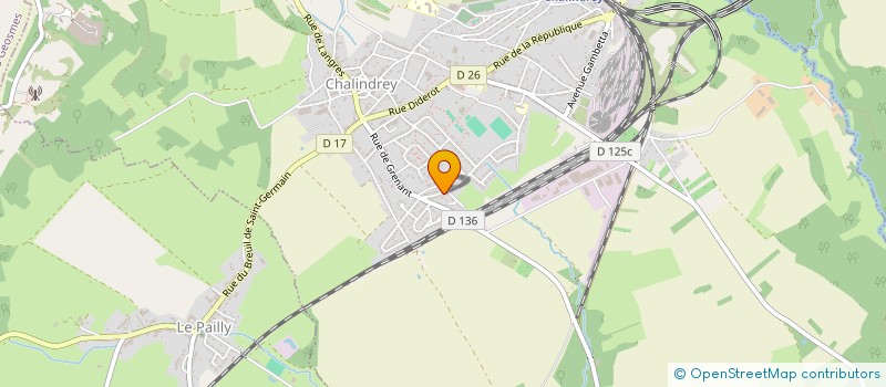 localisation de l'entreprise LA FRAICHEUR DU PLATEAU à CHALINDREY
