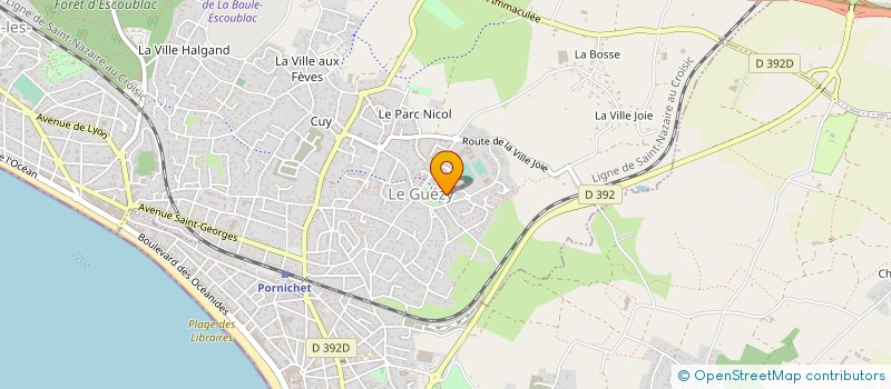 localisation de l'entreprise LA FRAISE DE LA BAULE ESCOUBLAC à LA BAULE-ESCOUBLAC