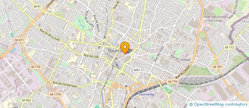 localisation de l'entreprise LA FRAISE DENTAIRE à TOURCOING