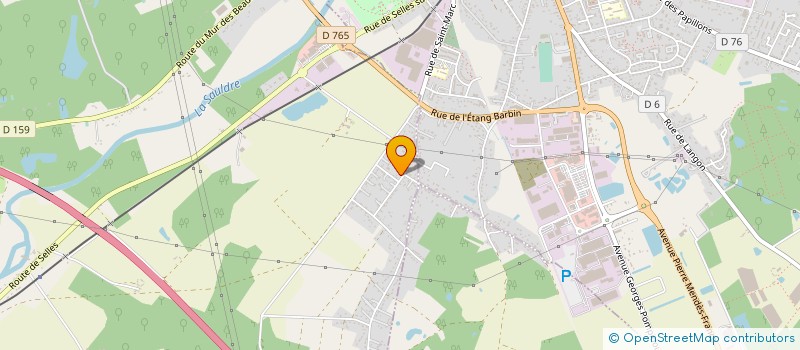 localisation de l'entreprise LA FRAISERAIE SOLOGNOTE à PRUNIERS-EN-SOLOGNE