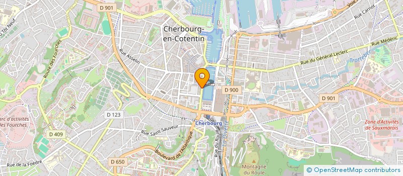 localisation de l'entreprise LA FRALM à CHERBOURG-EN-COTENTIN