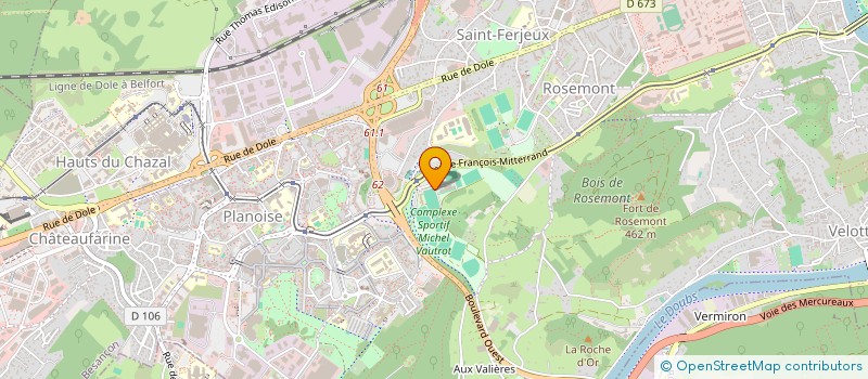 localisation de l'entreprise LA FRANCAISE DE BESANCON  BESANCON