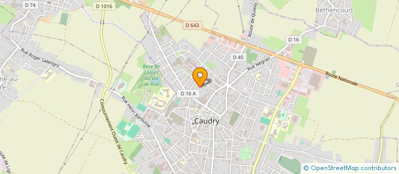 localisation de l'entreprise LA FRANCAISE DE DENTELLE SARL à CAUDRY