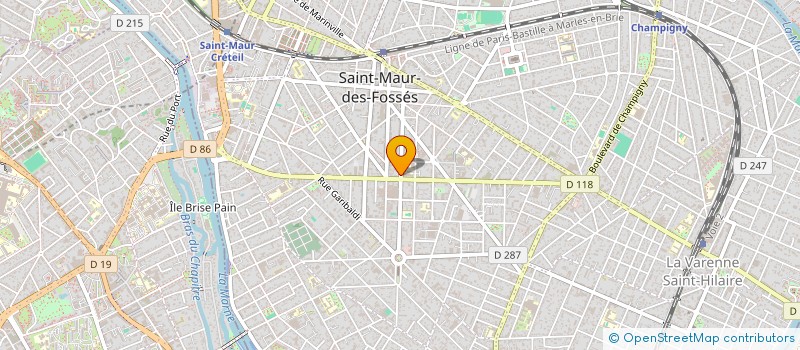 localisation de l'entreprise LA FRANCAISE DE L'IMMO à SAINT-MAUR-DES-FOSSES