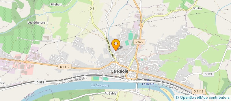 localisation de l'entreprise LA FRANCAISE DE MOTOCULTURE à LA REOLE