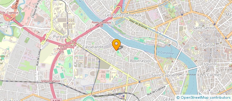 localisation de l'entreprise LA FRANCAISE DE SECURITE à TOULOUSE