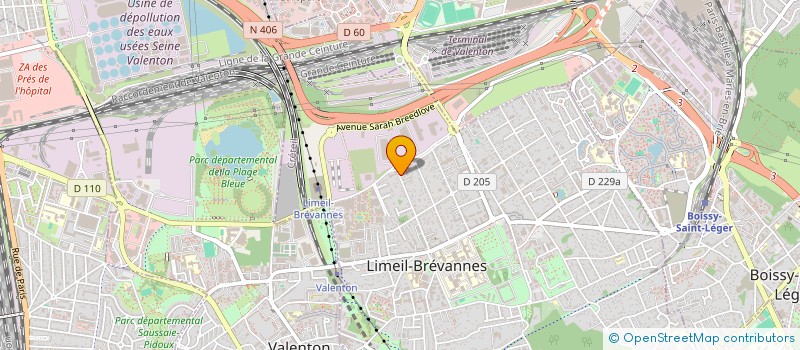 localisation de l'entreprise LA FRANCAISE DE TRIPERIE  LIMEIL-BREVANNES