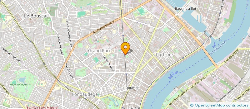 localisation de l'entreprise LA FRANCAISE DU COURTAGE à BORDEAUX