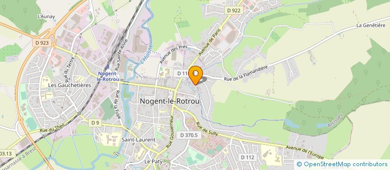 localisation de l'entreprise LA FRANCAISE DU DESOSSAGE à NOGENT-LE-ROTROU