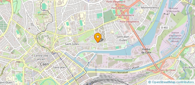 localisation de l'entreprise LA FRANCE A VELO à CAEN