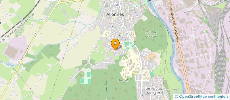 localisation de l'entreprise LA FRANCE DE DEMAIN  ALLONNES