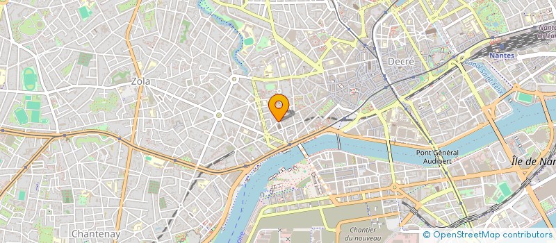 localisation de l'entreprise LA FRANCE DES CAVERNES à NANTES