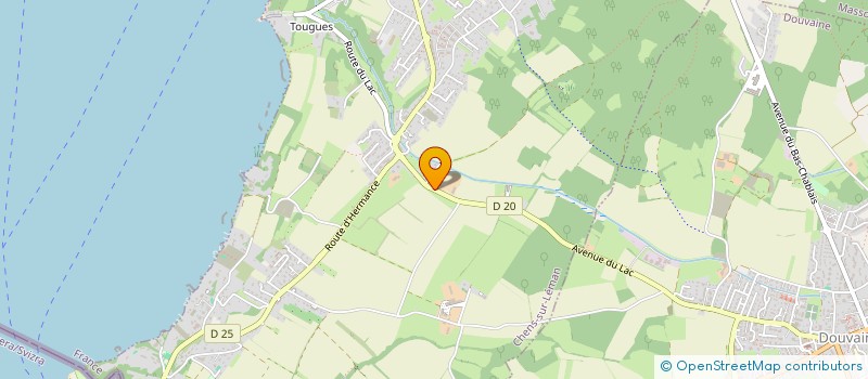 localisation de l'entreprise LA FRANCE QUI ROULE  CHENS-SUR-LEMAN