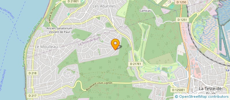 localisation de l'entreprise LA FRANCHISE à LA TESTE-DE-BUCH