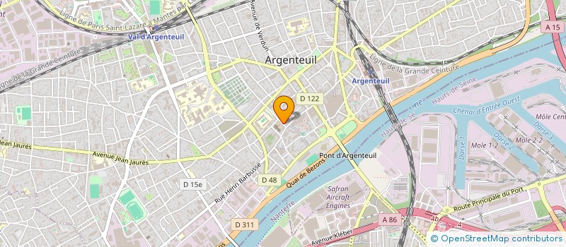 localisation de l'entreprise LA FRANCILIENNE DE RENOVATION TECHNIQUE à BEZONS