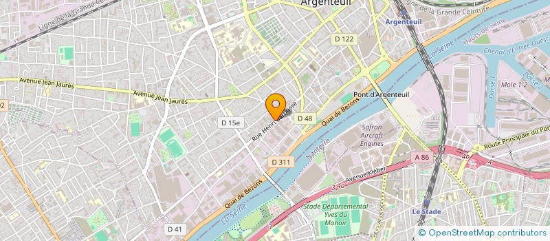 localisation de l'entreprise LA FRANCILIENNE DE SERVICES à ARGENTEUIL