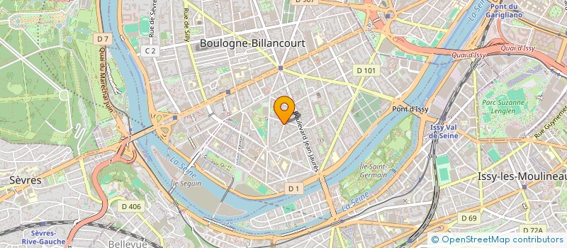localisation de l'entreprise LA FRANCILIENNE DE SERVICES à BOULOGNE-BILLANCOURT