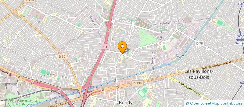 localisation de l'entreprise LA FRANCILIENNE DE TERRASSEMENT ET DE DEMOLITIONS à BONDY