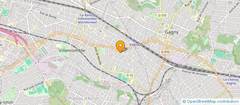 localisation de l'entreprise LA FRANCILIENNE DE TRAVAUX à VILLEMOMBLE