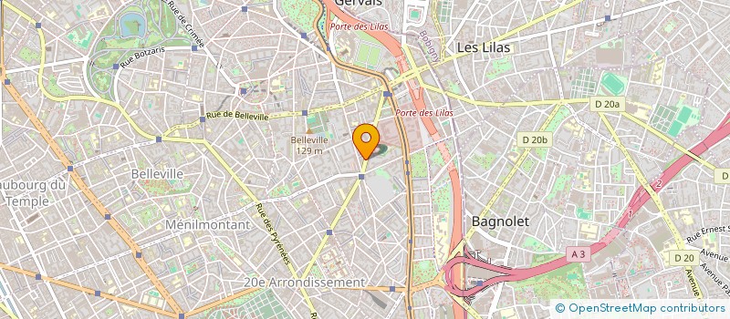 localisation de l'entreprise LA FRANCILIENNE DU DEMENAGEMENT  PARIS