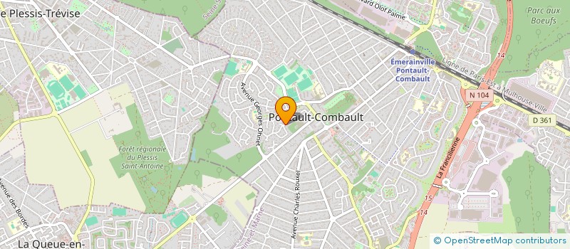 localisation de l'entreprise LA FRANCILIENNE DU MEUBLE à PONTAULT-COMBAULT