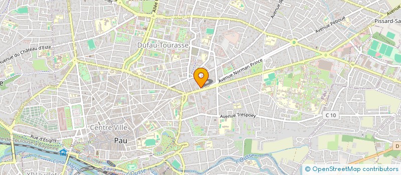 localisation de l'entreprise LA FRANCOMEX à PAU