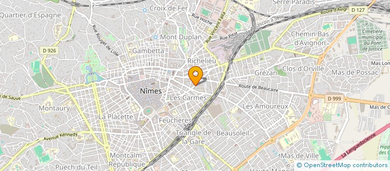 localisation de l'entreprise LA FRANCOPHONIE  NIMES